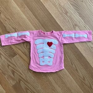 Mud Pie Skeleton Shirt